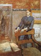 Edgar Degas Portrait of Miss Lu oil